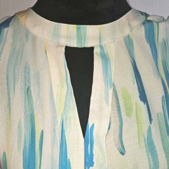 Elegant Puff Sleeve Cut Out Party Dress - Size Large - Picture 10 of 10